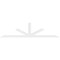 Ekena Millwork Saratoga Architectural Grade PVC Gable Bracket, 108"W x 27"H x 2"D x 4"F, 6/12 Pitch GBP108X27X0204SAR00 - alternate 4